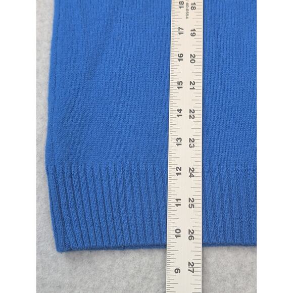 Penguin By Munsingwear Sweater Large Blue 100% Lambswool Crew Neck Preppy Casual - Picture 7 of 11